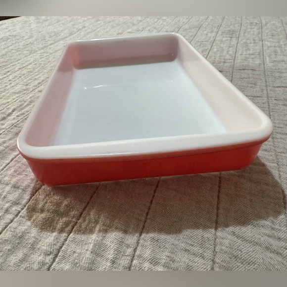 Vintage Pyrex Pink Flamingo #232 pan 7x 11 2 quart - Picture 3 of 9